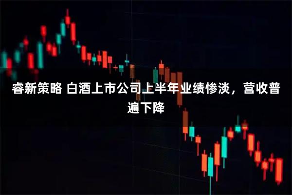 睿新策略 白酒上市公司上半年业绩惨淡，营收普遍下降
